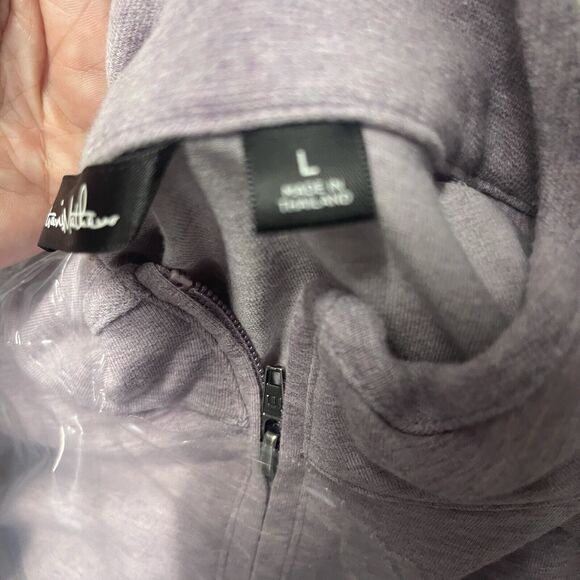 Travis Mathew Quarter Zip Pullover Purple Men's Size Large L Long Sleeve - Picture 12 of 12